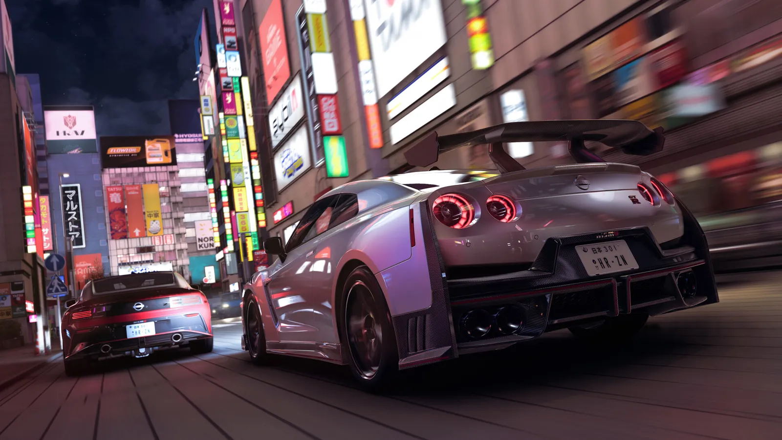 A car on a mountain road in Forza Horizon 6