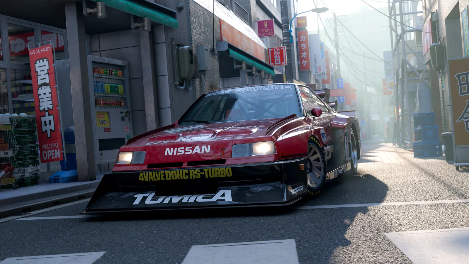A city street in Forza Horizon 6
