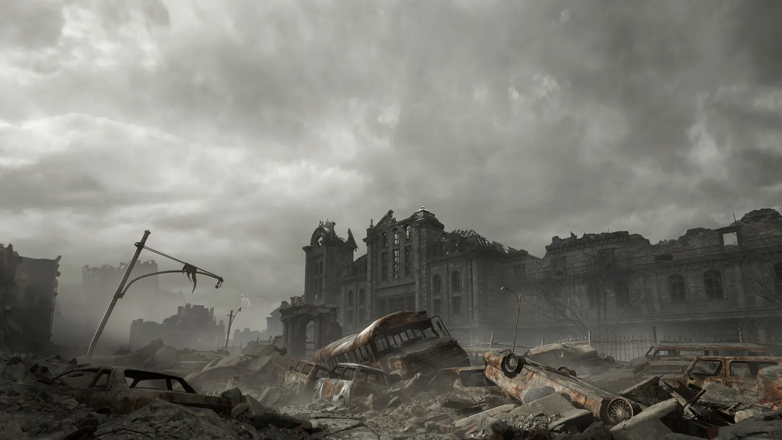 A high-detail environment in Resident Evil Requiem